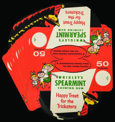 Antique Halloween candy labels can command surprising premiums